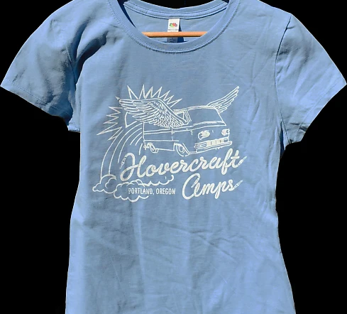 hovercraft Girls Blue Shirt