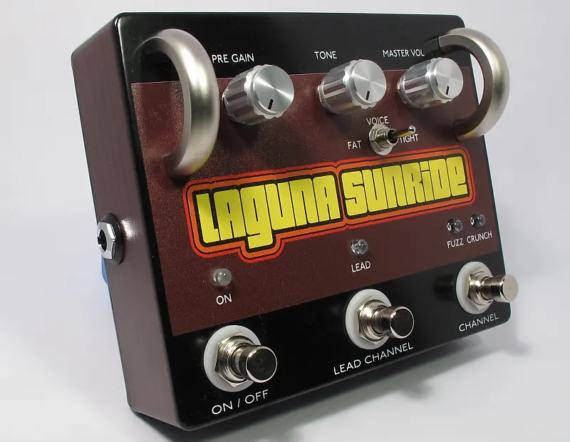 Hovercraft Laguna Sunride pedal fuzz gain crunch jackhammer grind w/ nickel handles